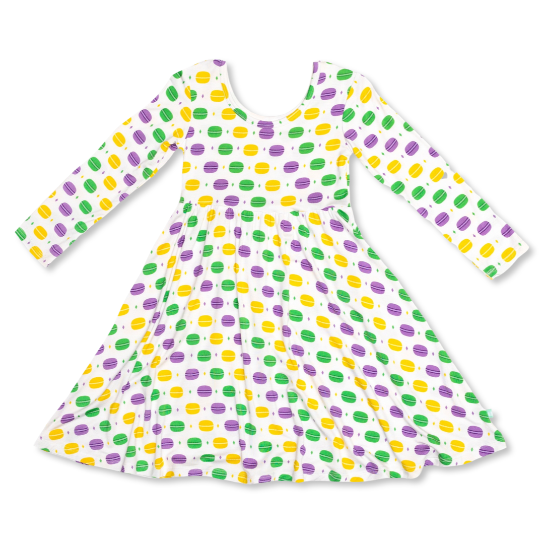 Twirl Dress - Mardi Gras