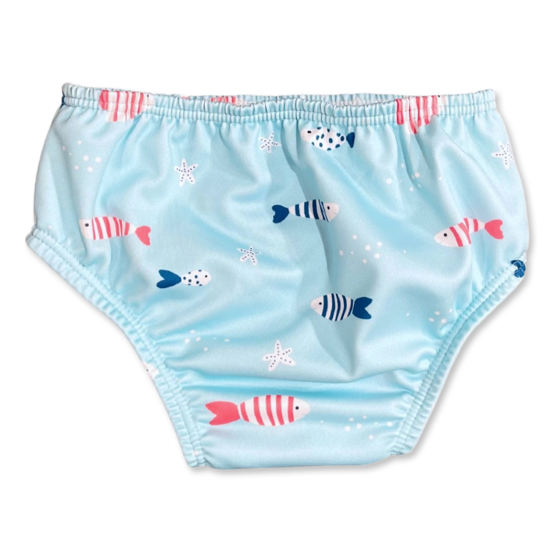 Sammy Diaper Cover - Fish