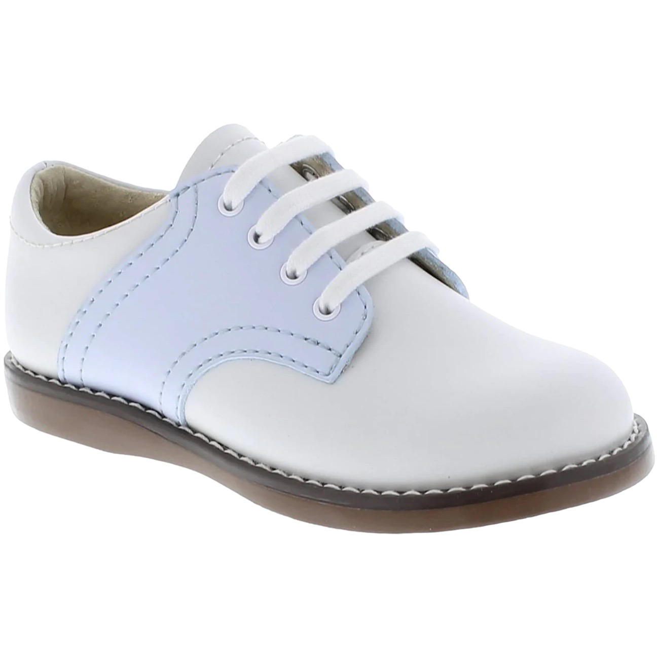 Cheer Saddle Oxford - White/Light Blue