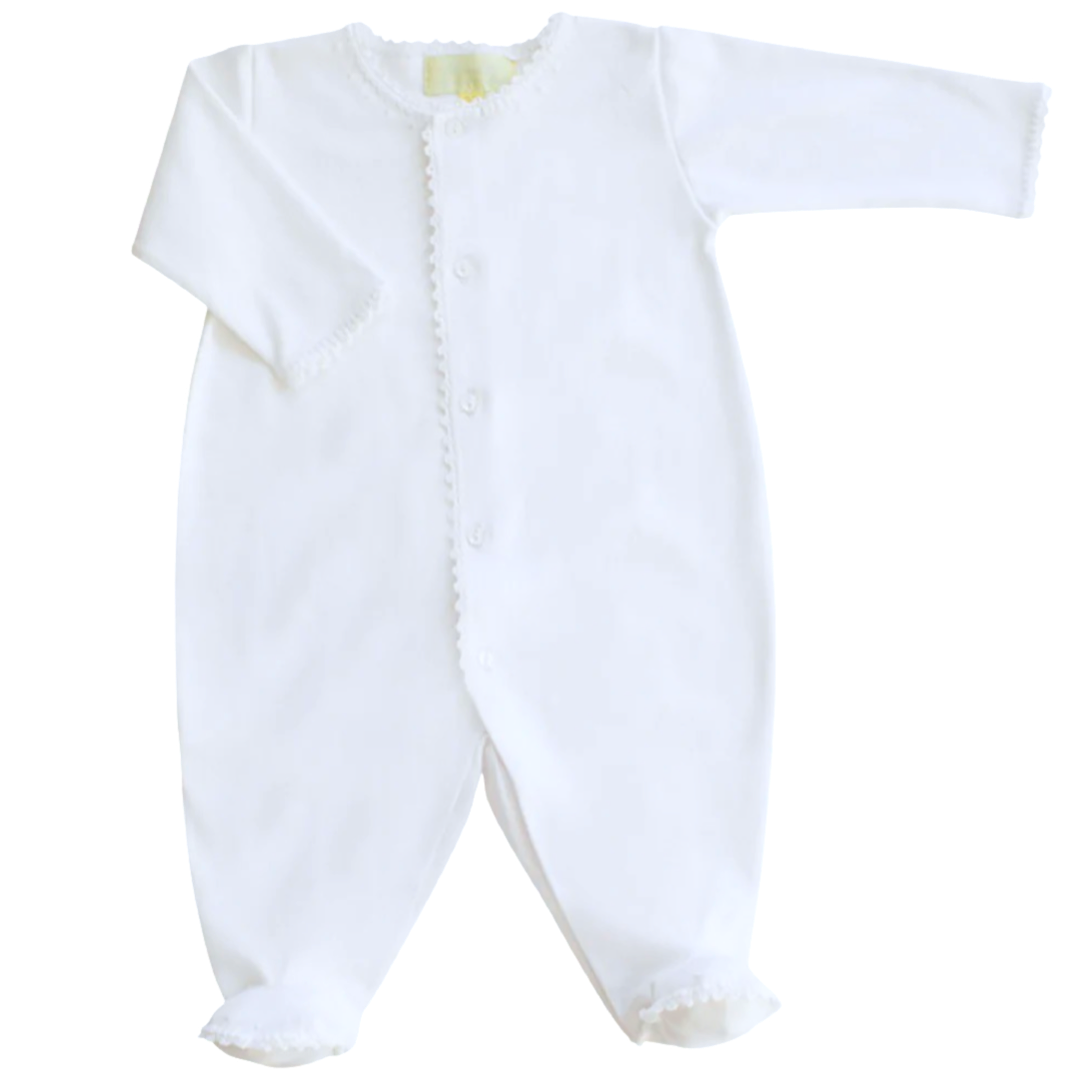 Jersey Button Footie