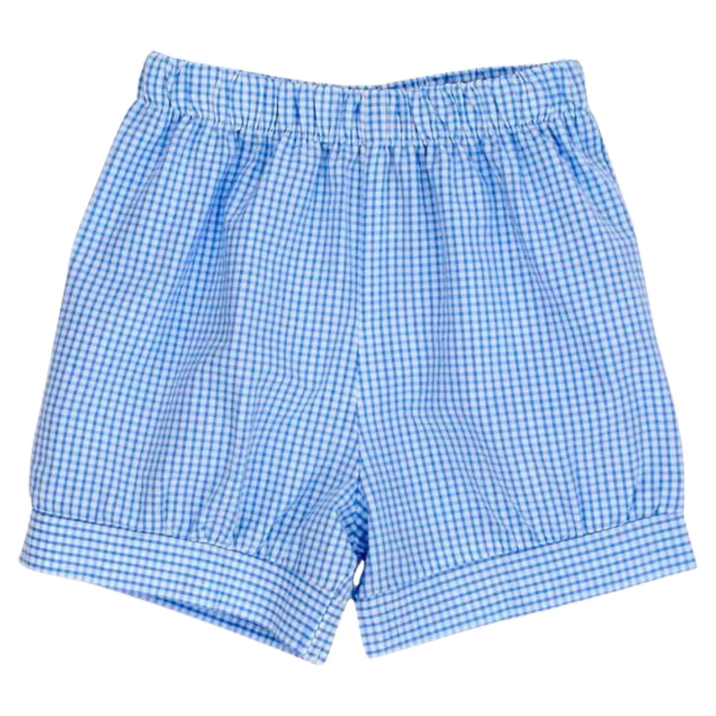 Banded Short - Blue Seersucker