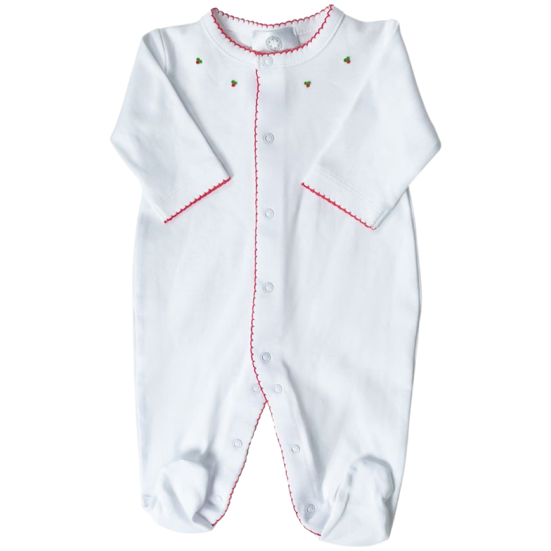 White Christmas Footie