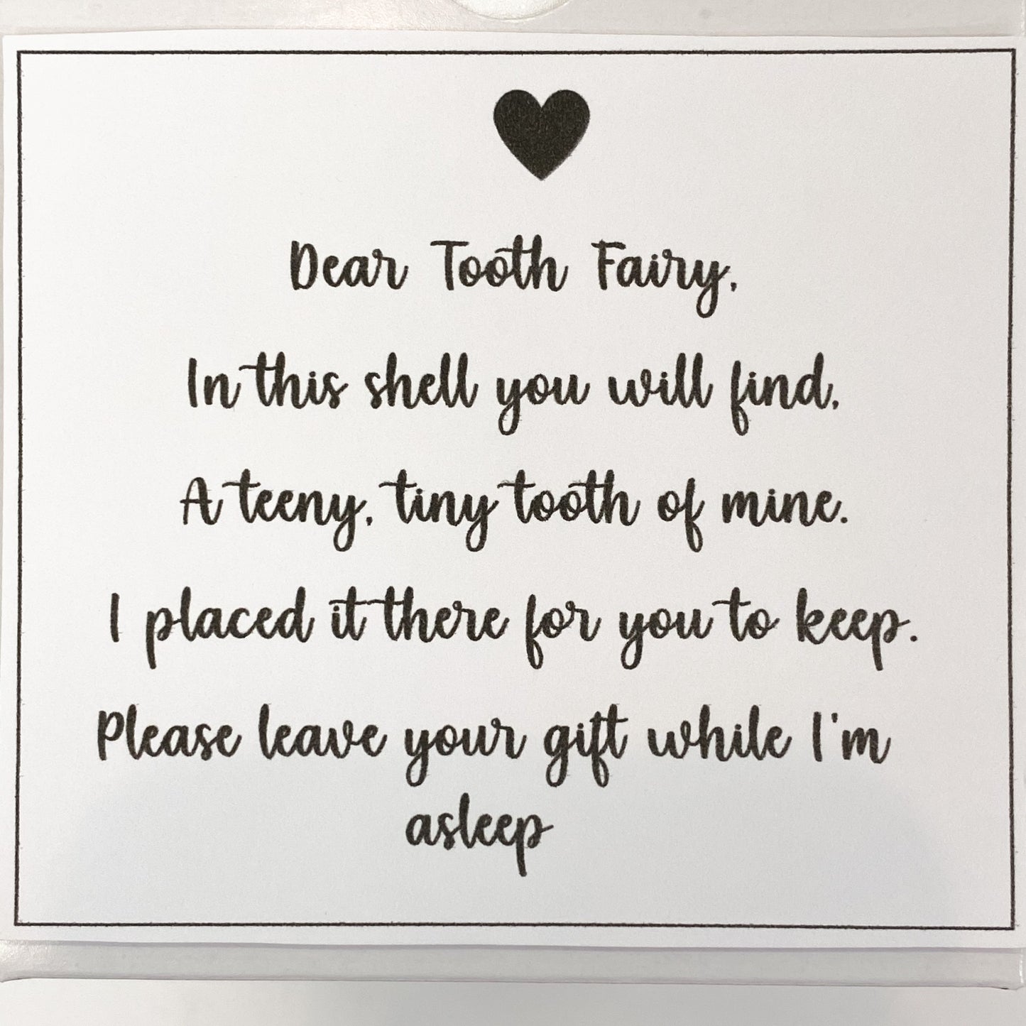 Tooth Fairy Oyster Shell