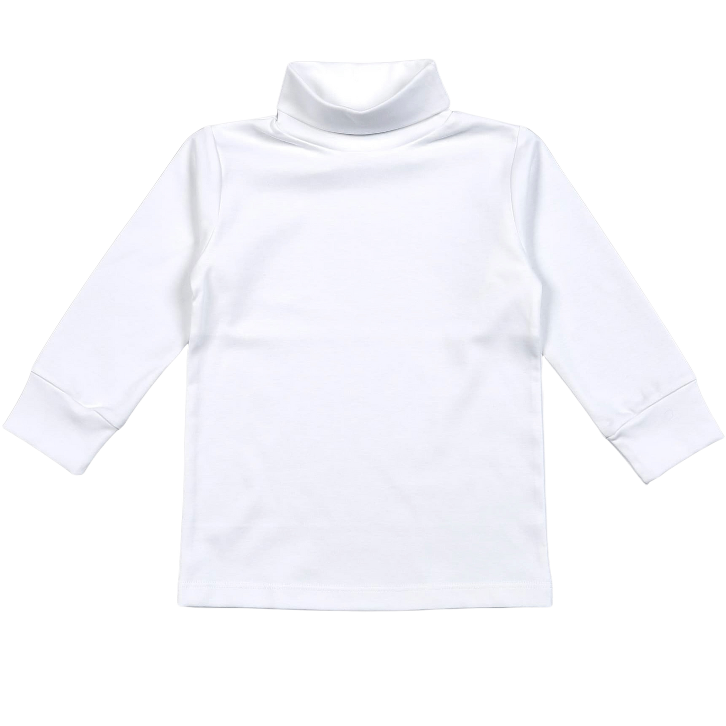 Pima Turtleneck - White