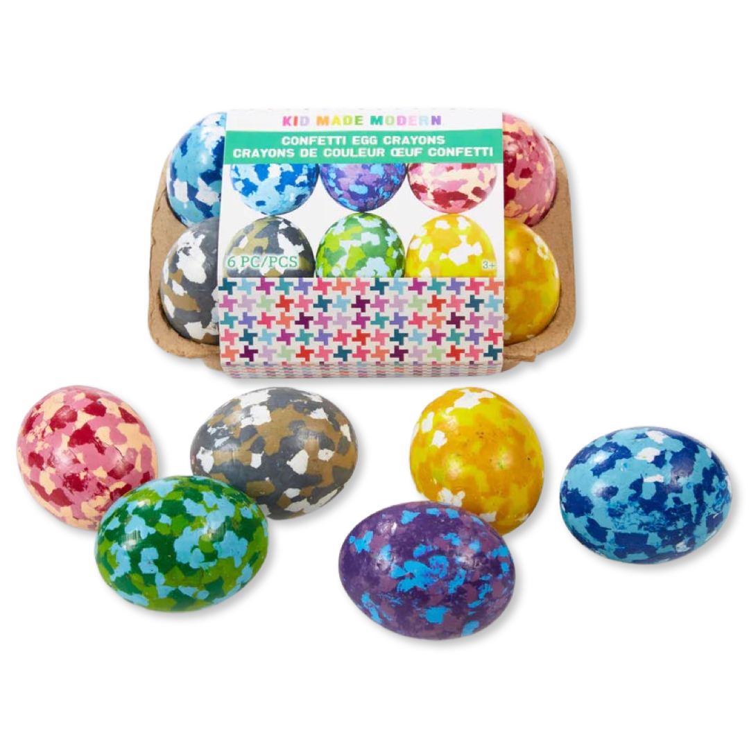 Egg　and　Lulu　Crayons　–　Confetti　KMM　Bean