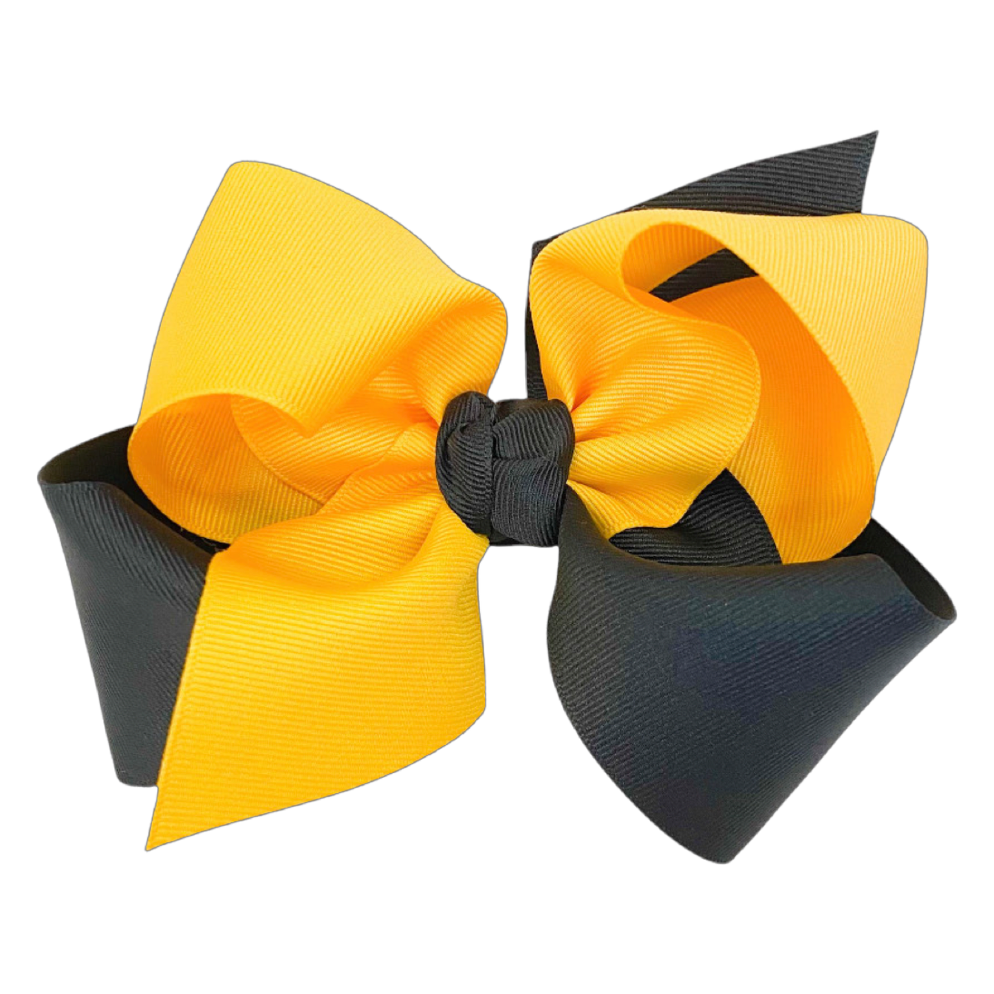 Two-Toned Bow - Gold & Black