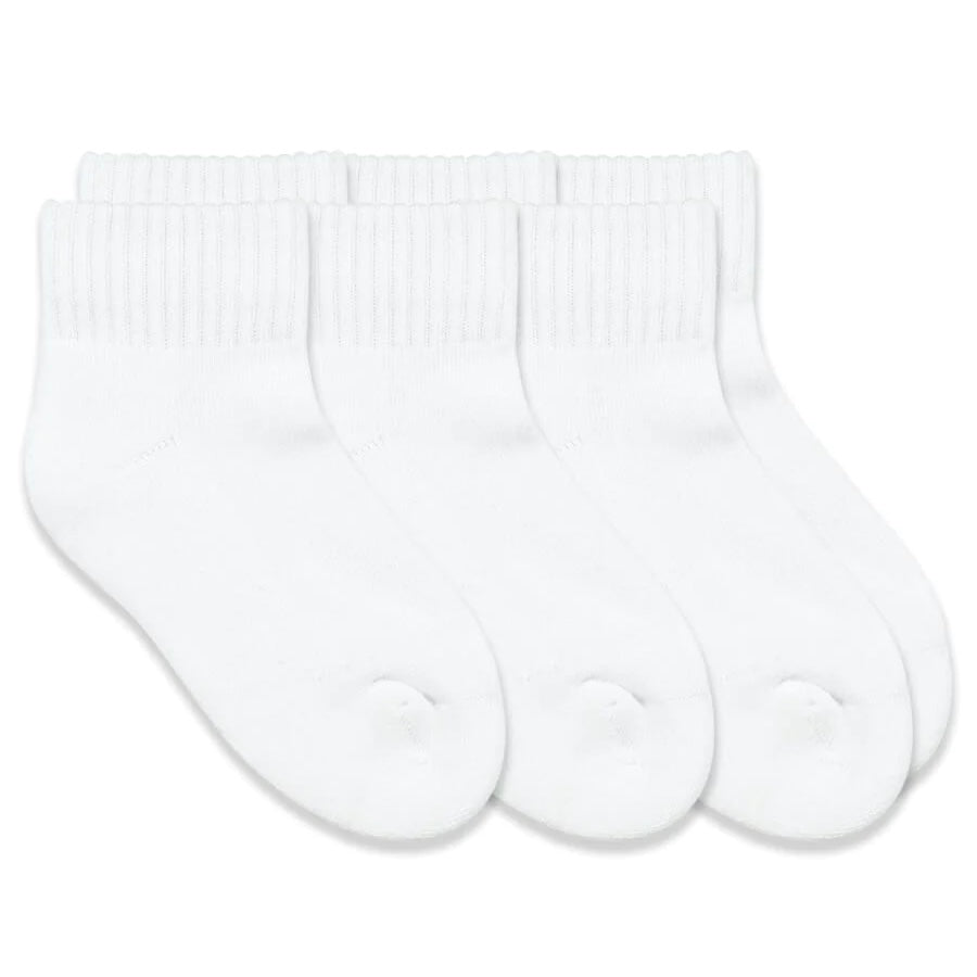 Smooth Toe Quarter Socks 3-Pack