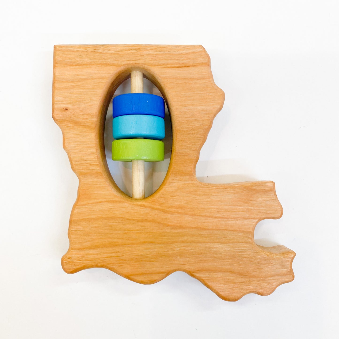 Wooden Rattle - Louisiana