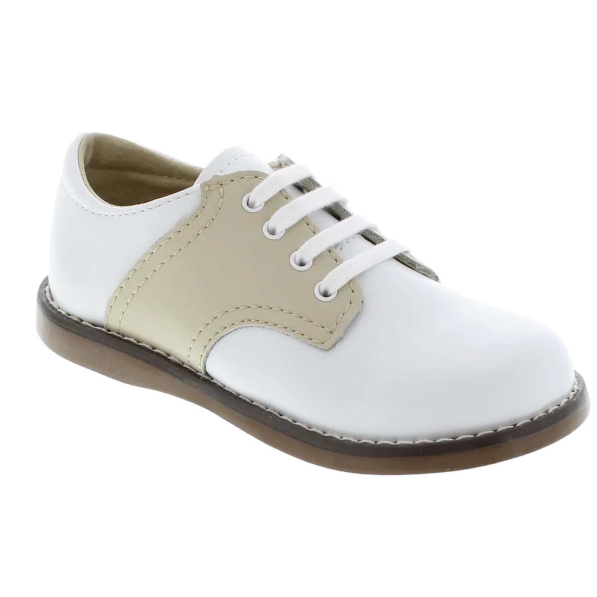Cheer Saddle Oxford - White/Ecru
