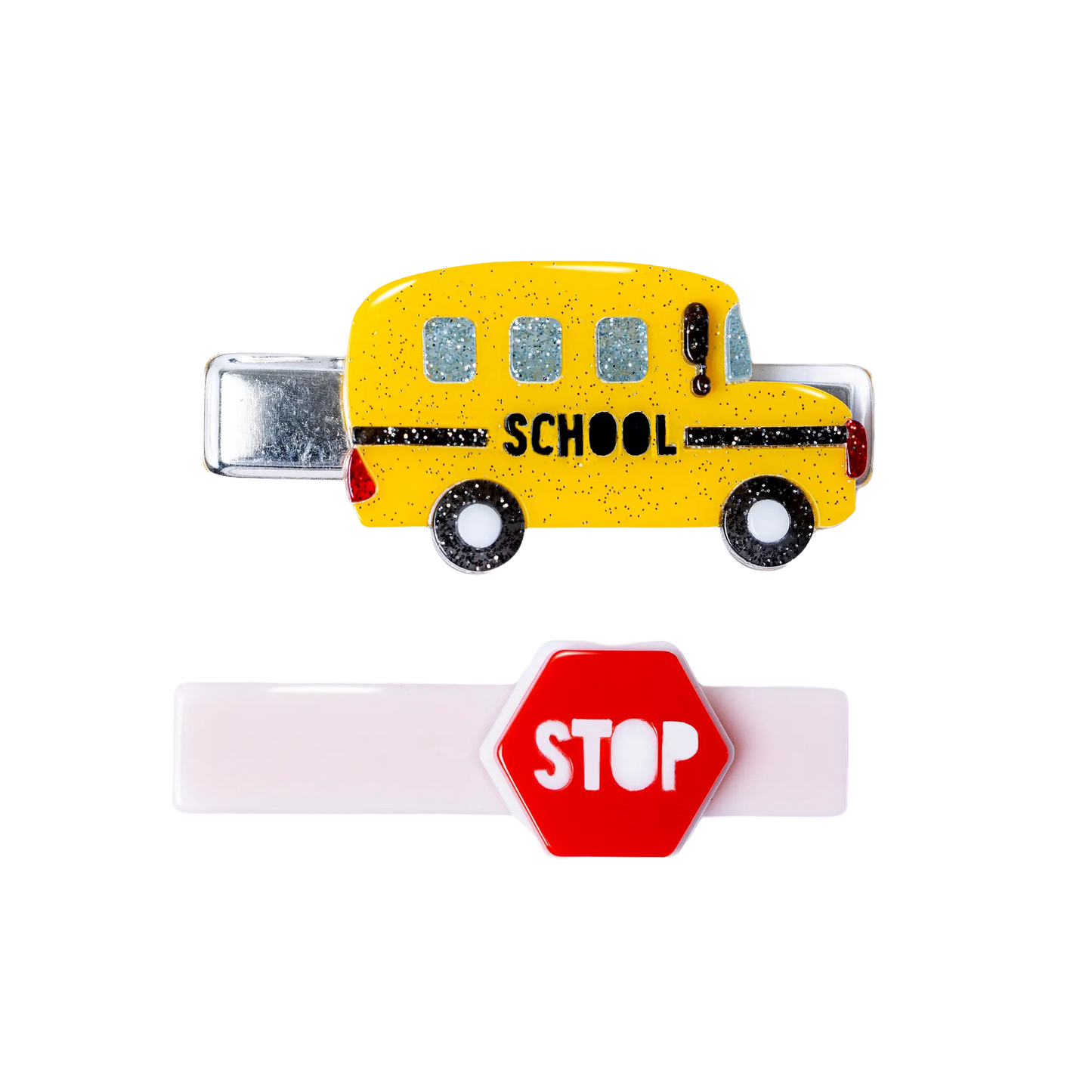 Clip Set - Bus + Stop Sign
