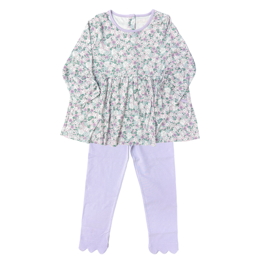 James & Lottie Saylor Legging Set - Lavender Floral