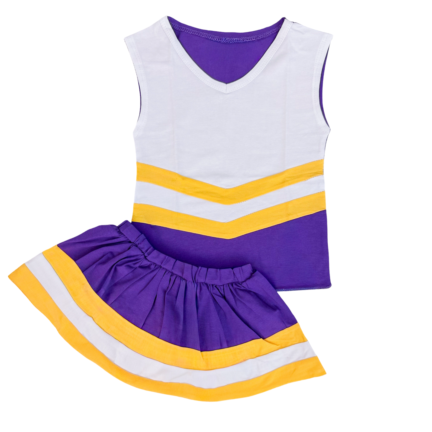 Cheer Outfit - Purple/Gold