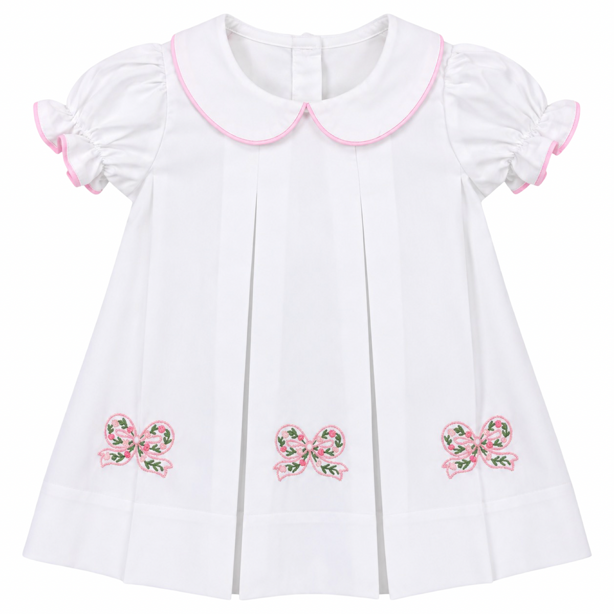 Pleated Dress - Bow