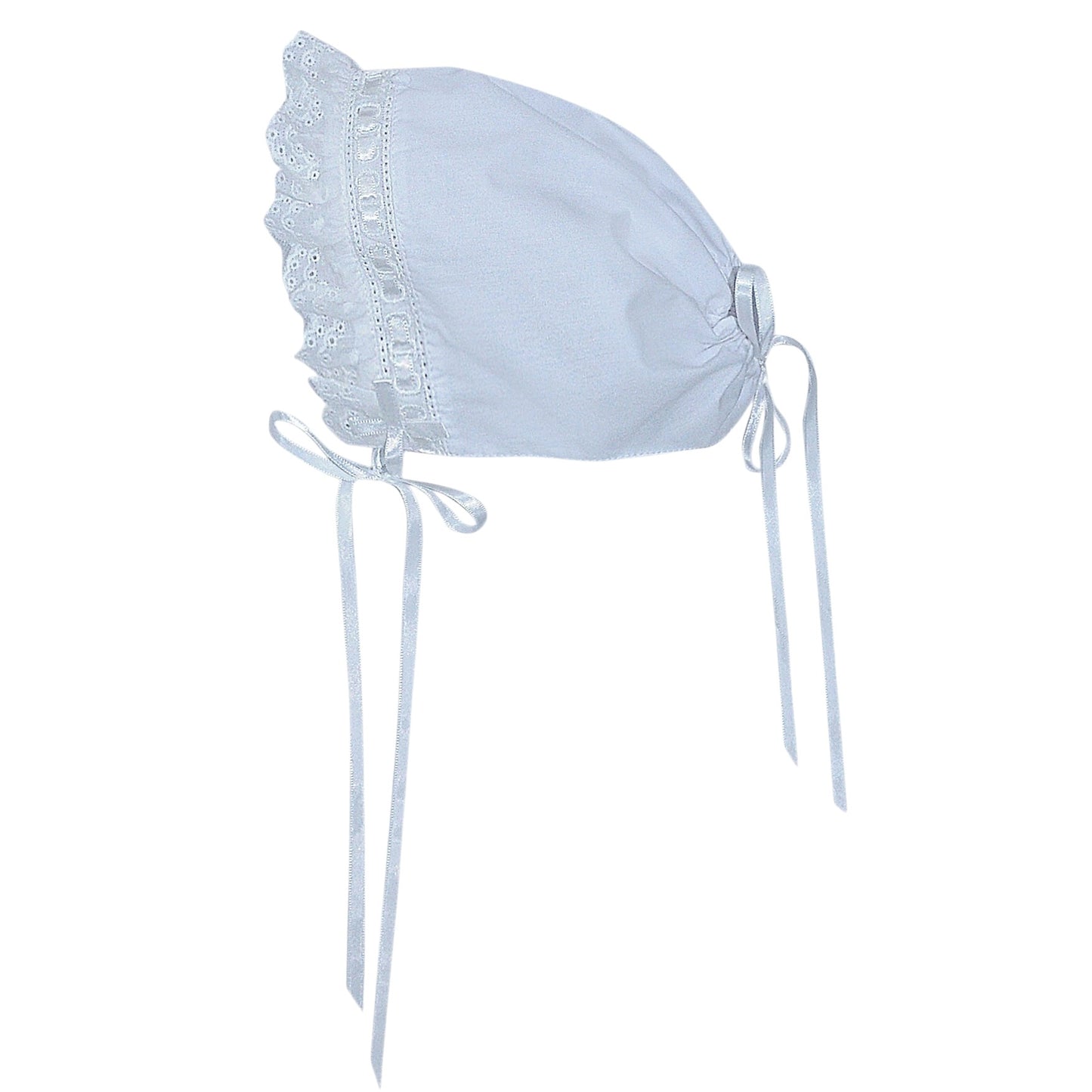 Finn Daygown/Bonnet Eyelet Lace  - Blue