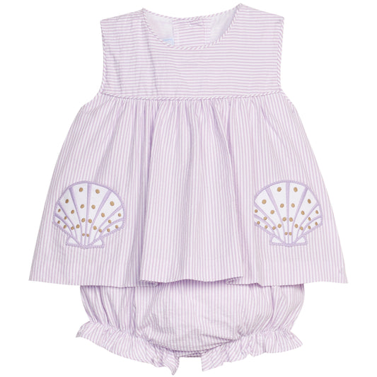 Applique Pocket Diaper Set - Sea Shells