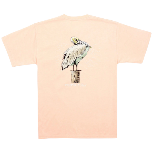 Properly Tied Tee - Melon Pelican