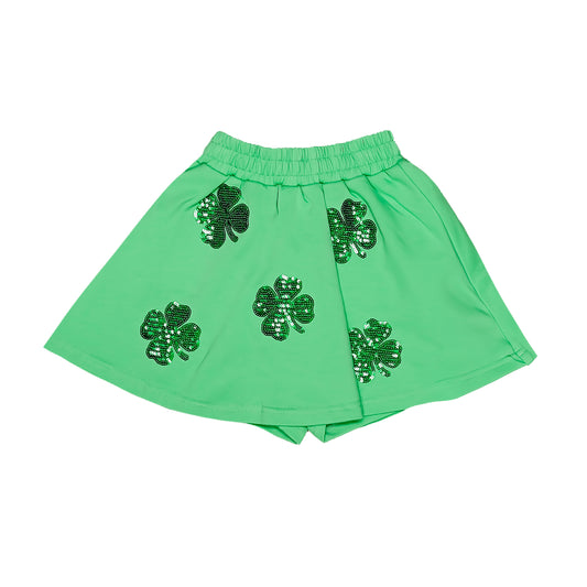 Sequin Skort - Clover