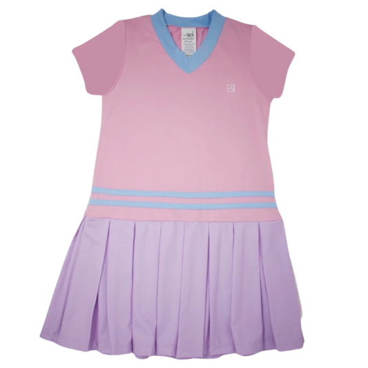 SET Polly Dress - Pink/Lav/Blue