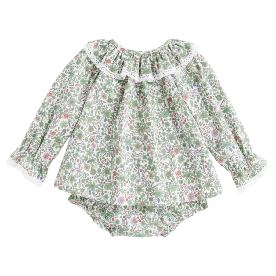 Bella Bliss Birdie Bloomer Set - Jade