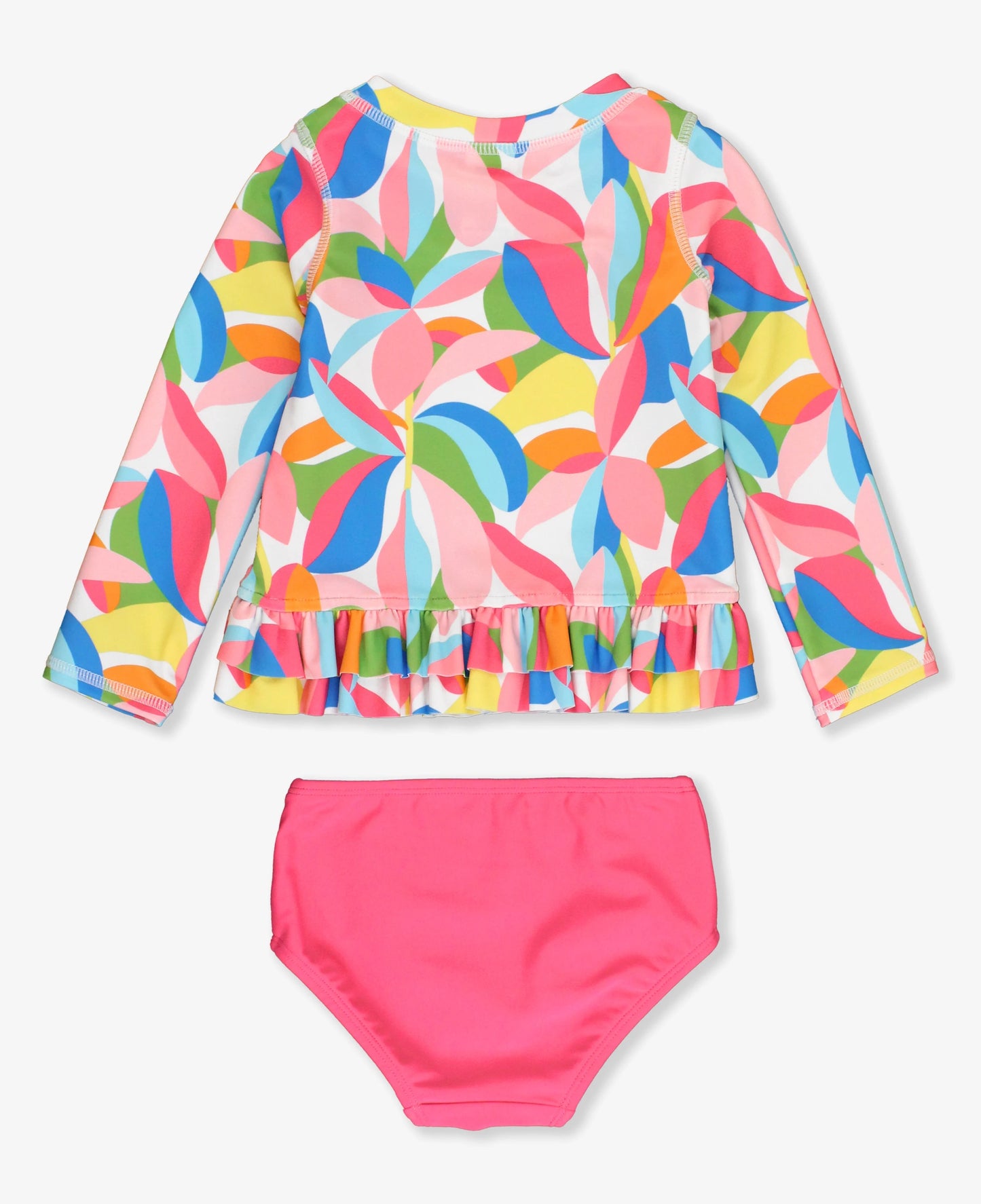 RB Ruffle Hem Rash Guard - Tropical