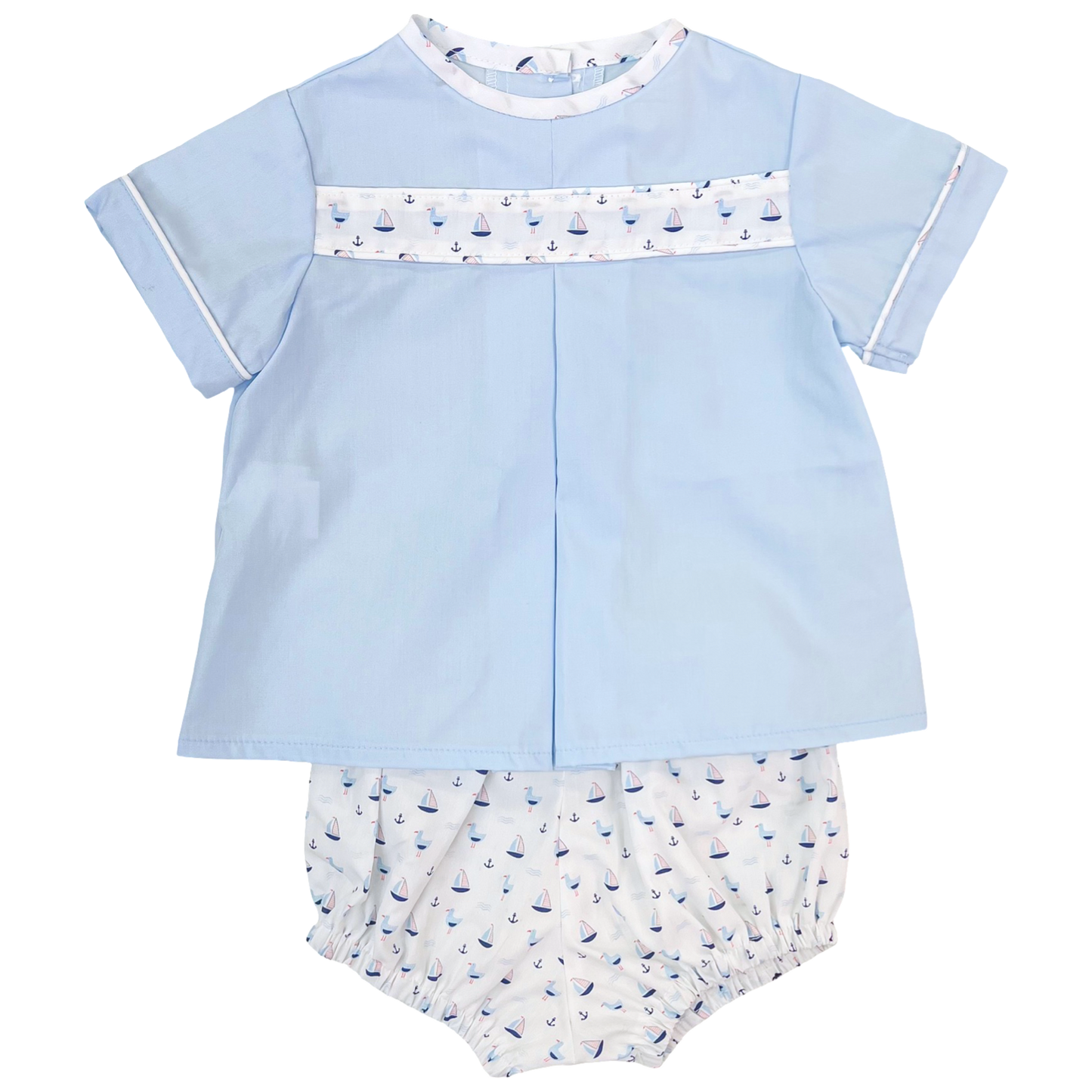 AK Diaper Set - Sailboat