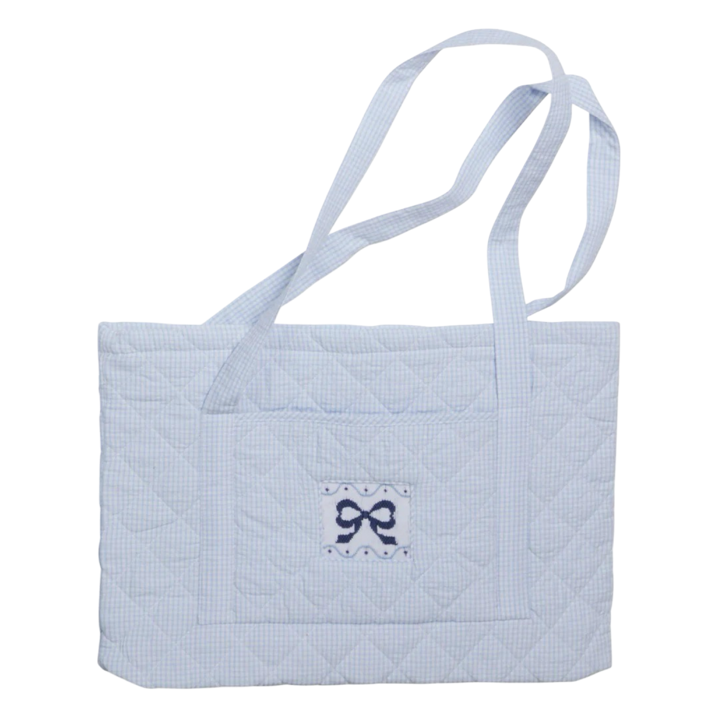 Tote Bag - Blue Bow