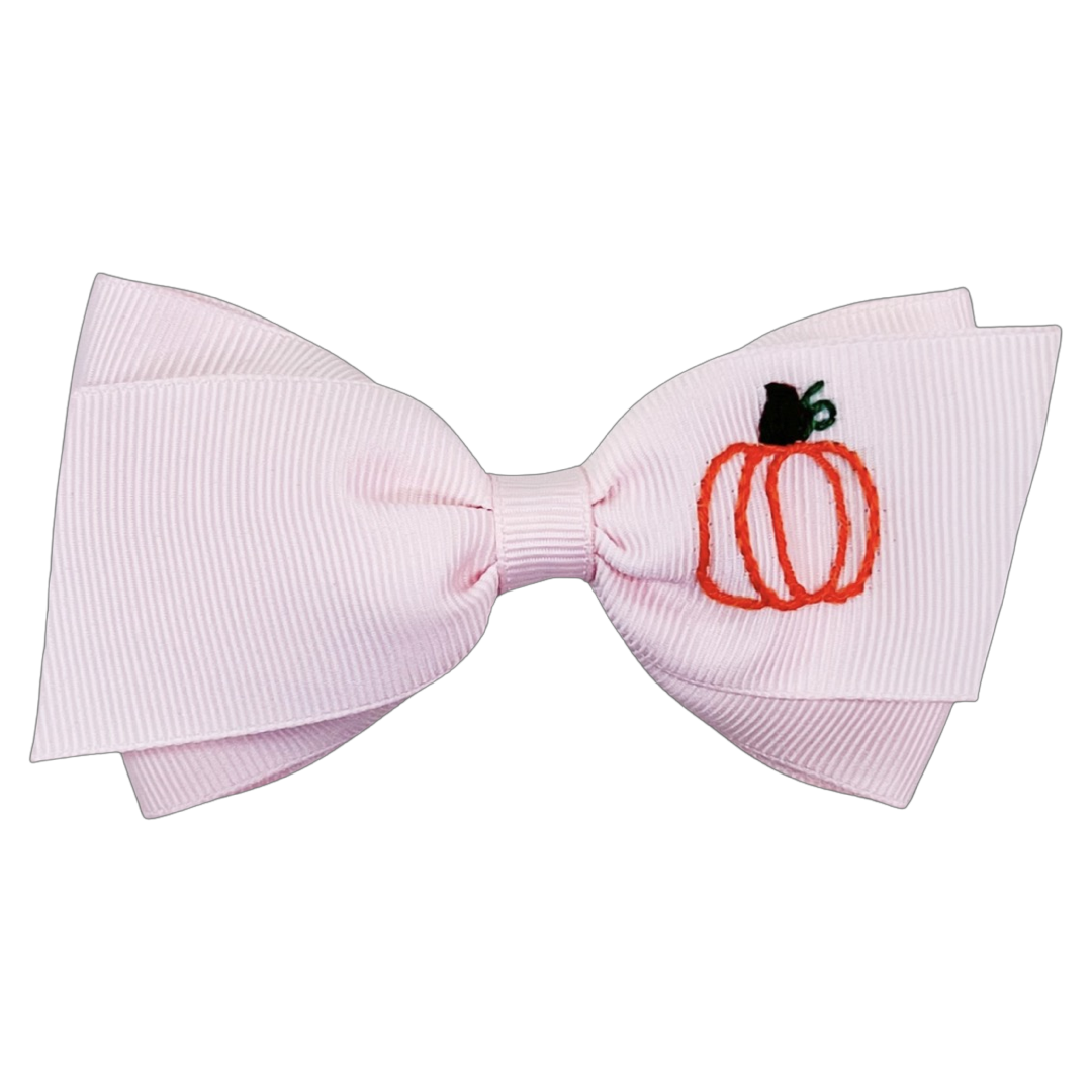 WW Embroidered Clip Bow