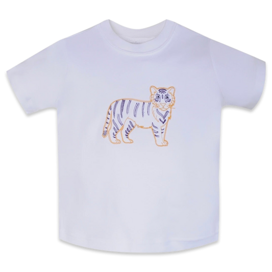 RN Embroidered Tee - Tiger