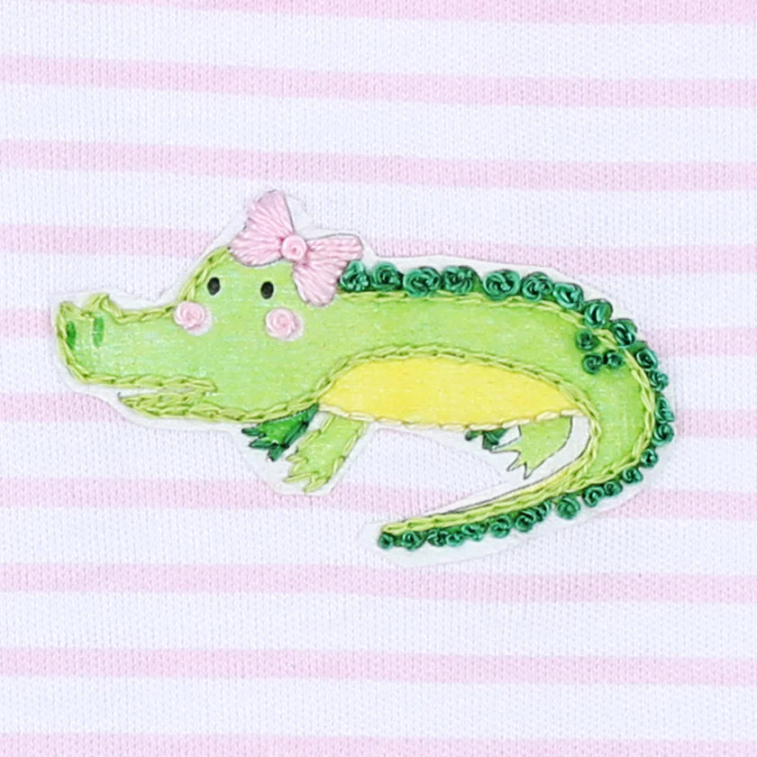 MB Flutters Bubble - Pink Alligator