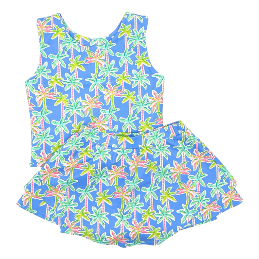 Skirt Set - Palm Tree