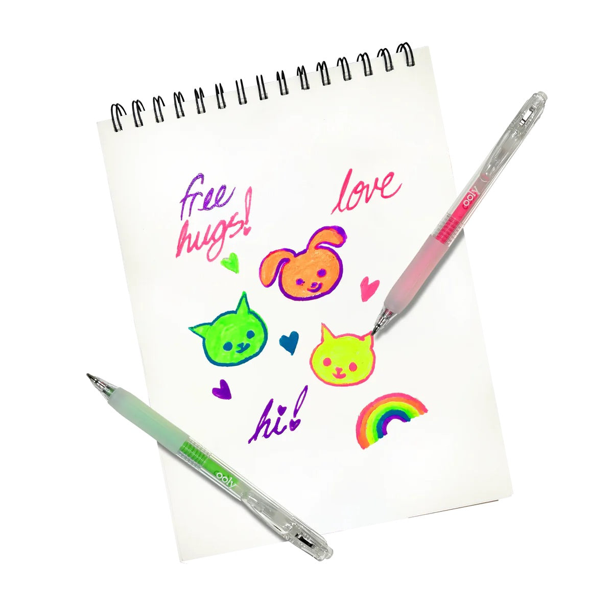 Jelly Gloss Neon Gel Pens