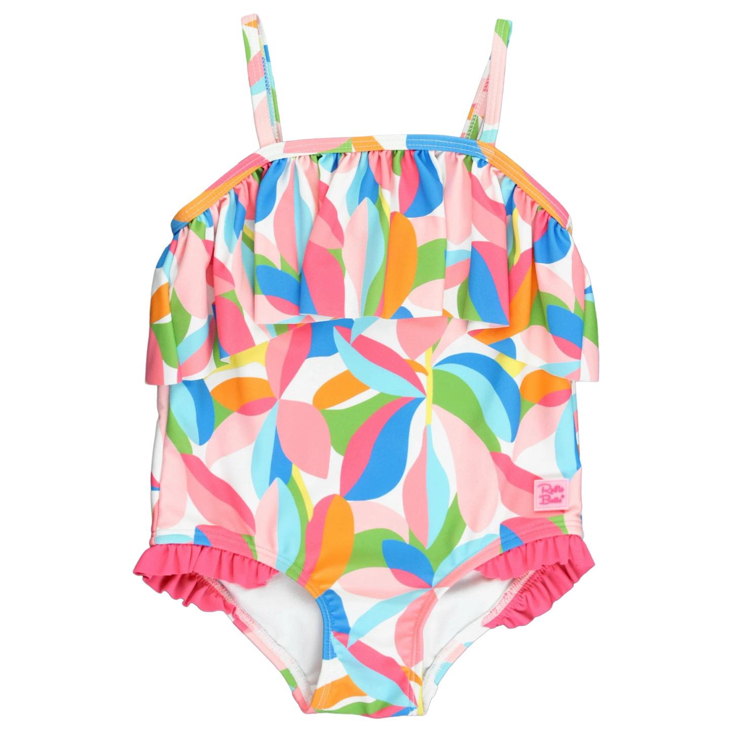 RB Single Ruffle Swimsuit - Tropical