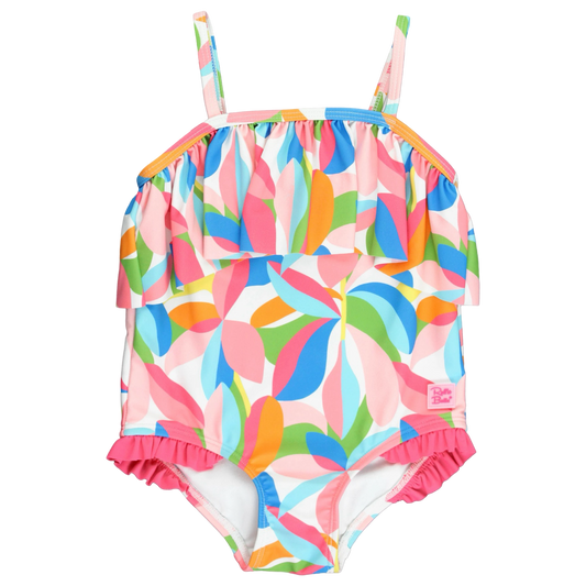 RB Single Ruffle Swimsuit - Tropical