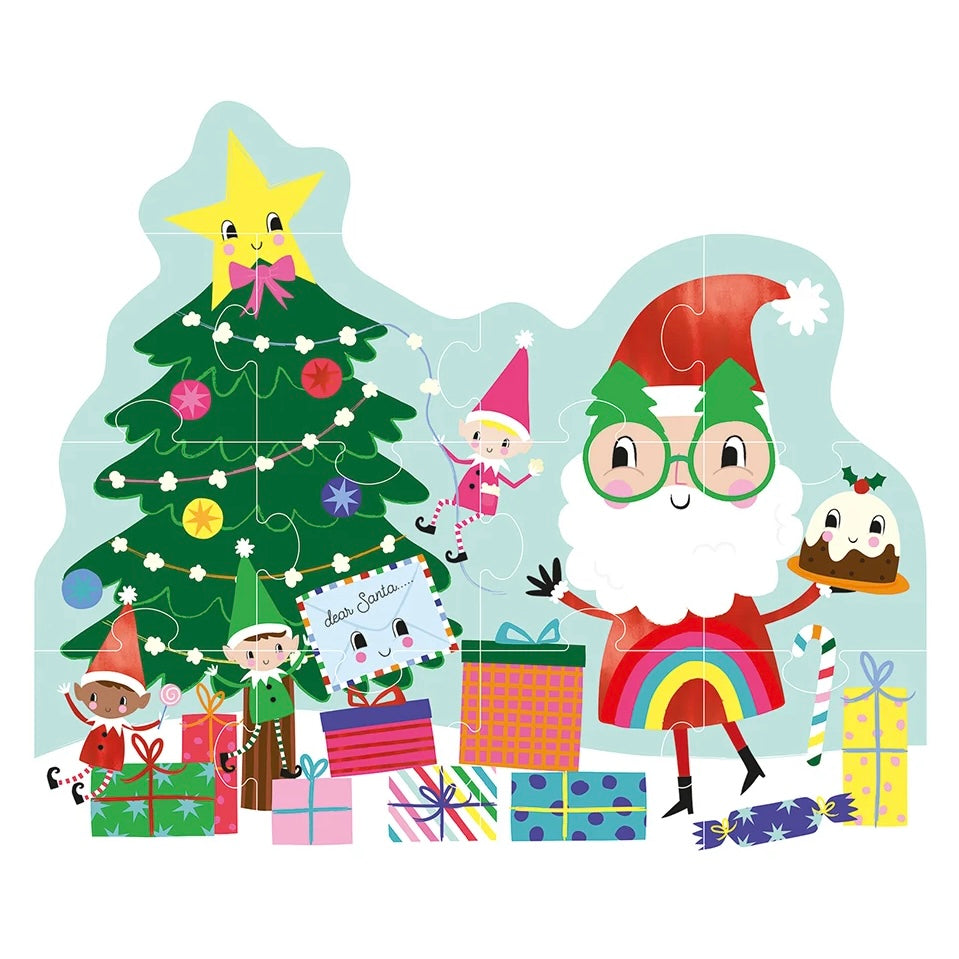 12 Piece Puzzle - Santa