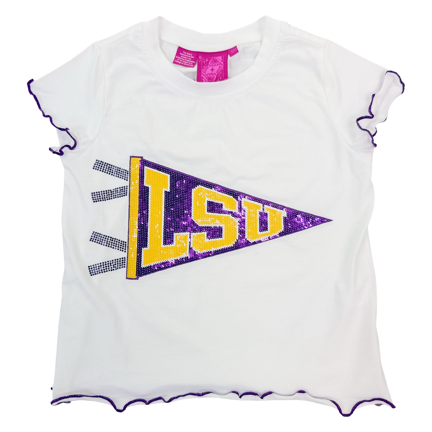 Frill Tee - LSU Pennant