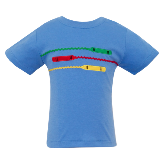 Applique Tee - Crayon