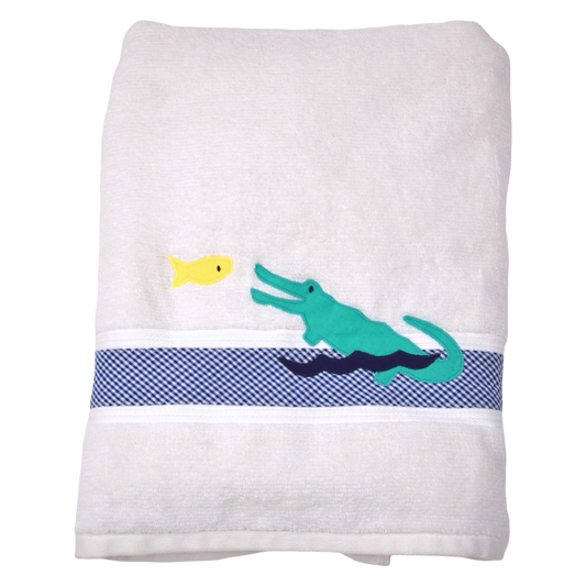 Applique Towel - Gator