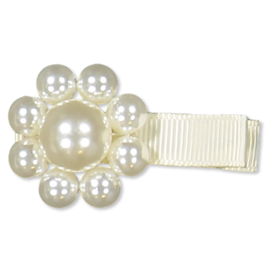 MD Clip - Pearl Flower White