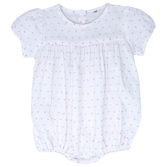 Lullaby Set Mother May I Bubble - White/Pink Swiss