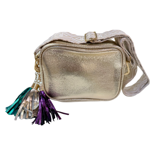 ML Metallic Purse - Mardi Gras