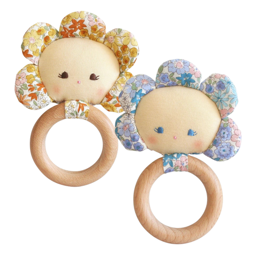 AR Floral Teether Rattle