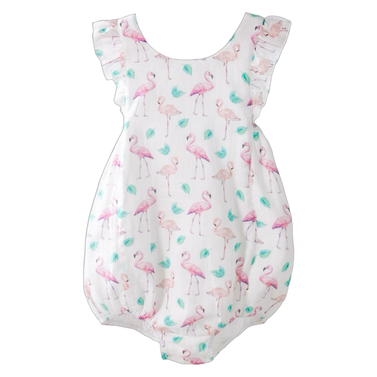 Muslin Sunsuit - Pink Paradise