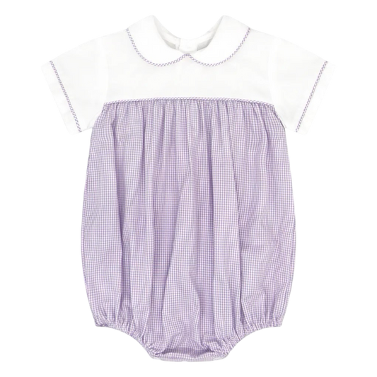 Lullaby Set Covington Bubble - Lavender Gingham