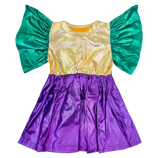 Metallic Dress - Mardi Gras