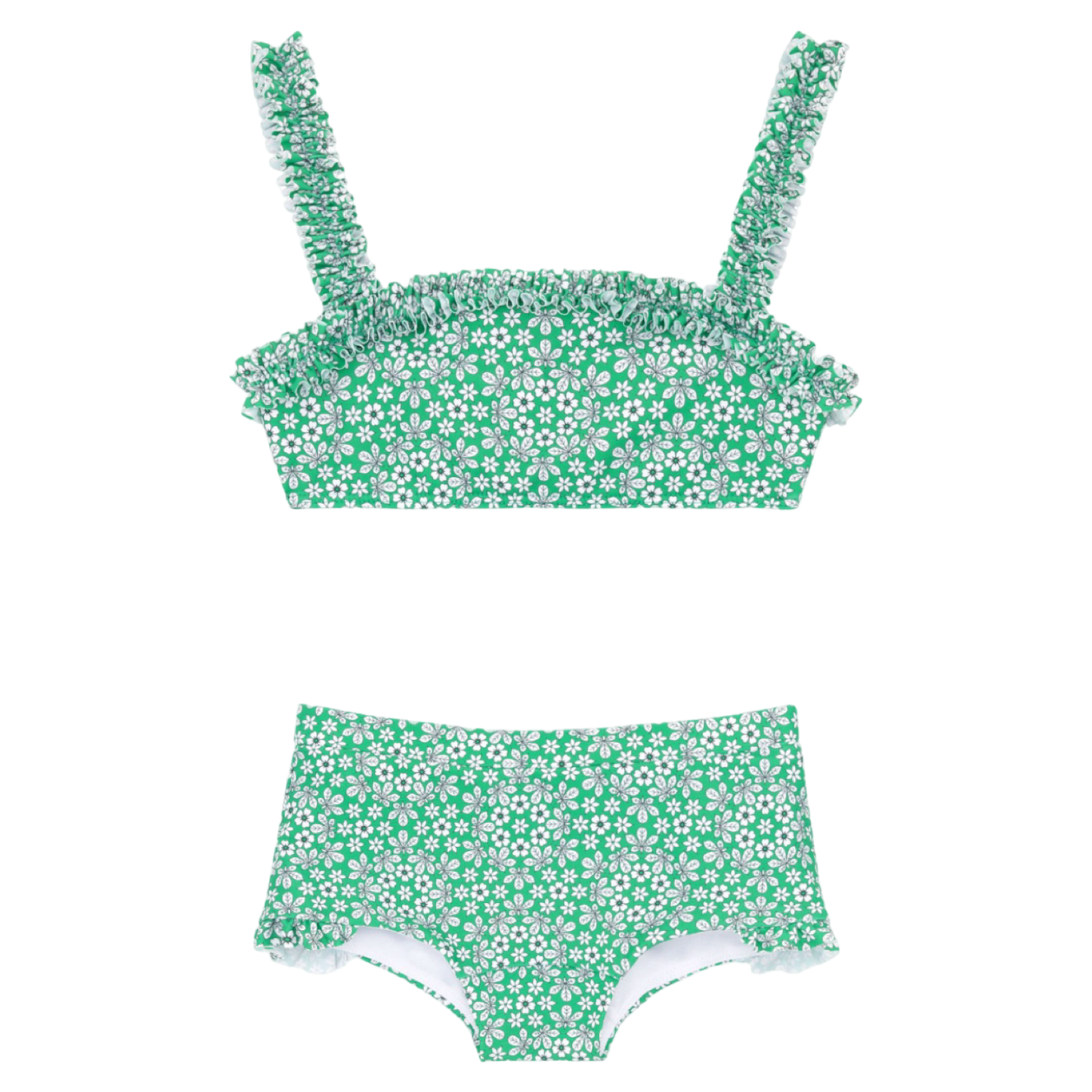 Ruched Bandeau Top/Shorts Bikini - Liberty of London Godwin Floral