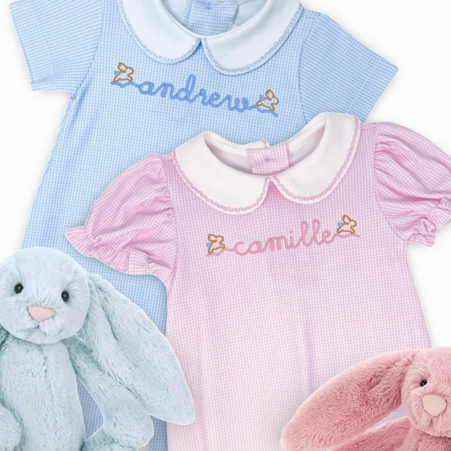 Lullaby Set Precious Play Bubble - Blue Gingham