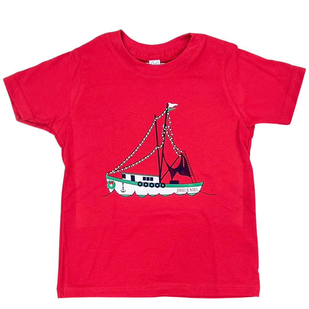 Bon Temps Tee - Holiday Shrimp Boat