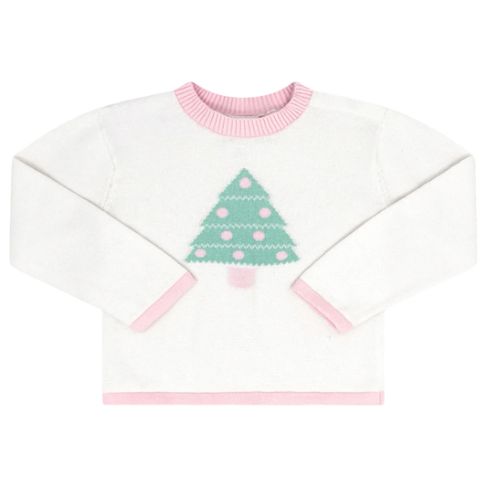 Lullaby Set Sweater - Pink Tree