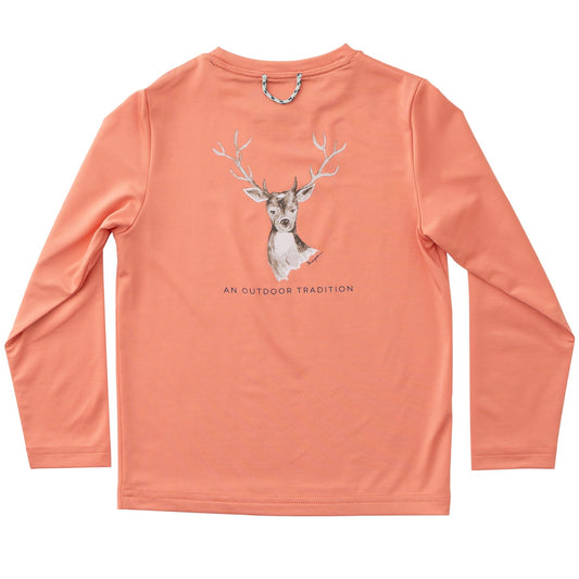 Performance Tee - Antlers Rust