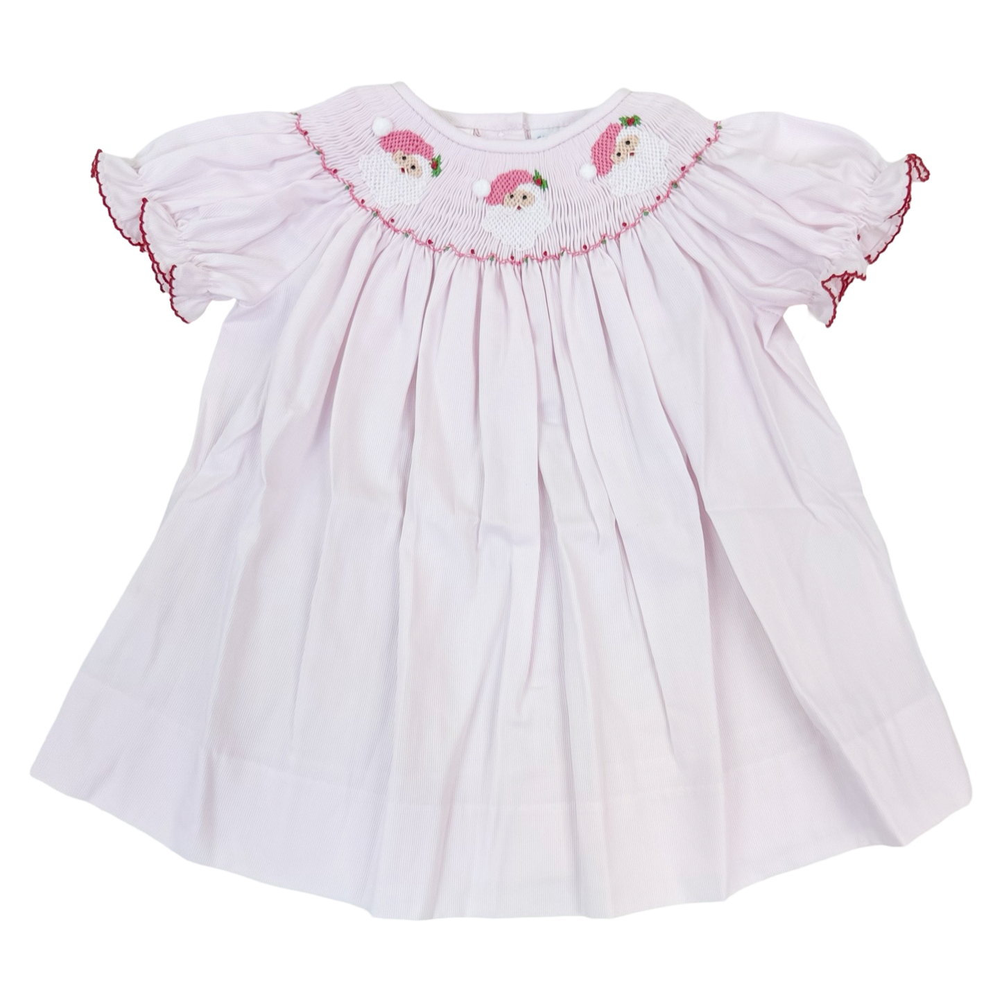 LB Smocked Dress - Santa